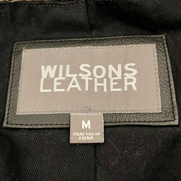 Wilson’s Women’s Black Leather Jacket Size M - Picture 10 of 13